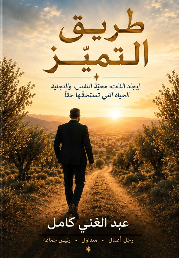 غلاف كتاب «طريق التميّز» لعبد الغني كامل
